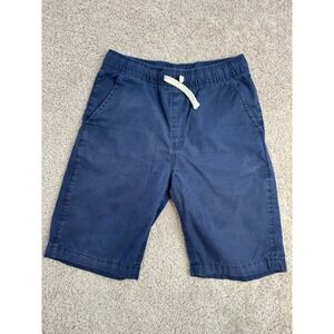 The Childrens Place Boys Navy Blue Chino Shorts Size 14 Elastic Waist Drawstring